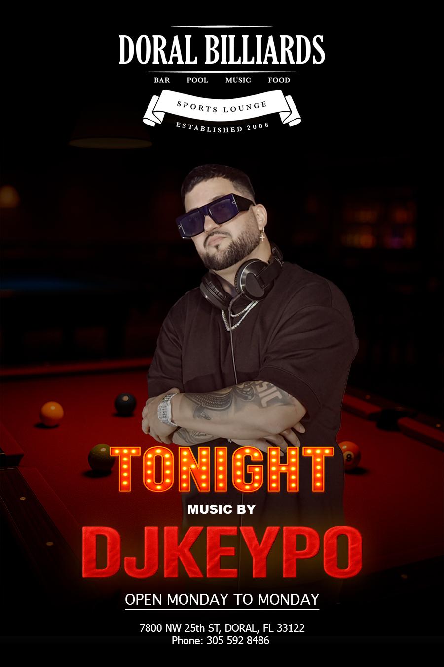 DJ at Doral Billiards